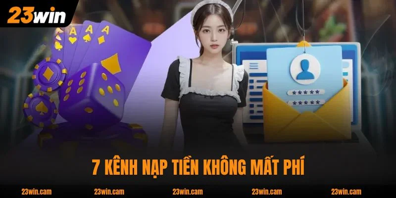 Giới Thiệu 23WIN - Nhà Cái 10 Năm Hoạt Động, Uy Tín Châu Á 3 Giới thiệu 23WIN 7 kênh nạp tiền không mất phí